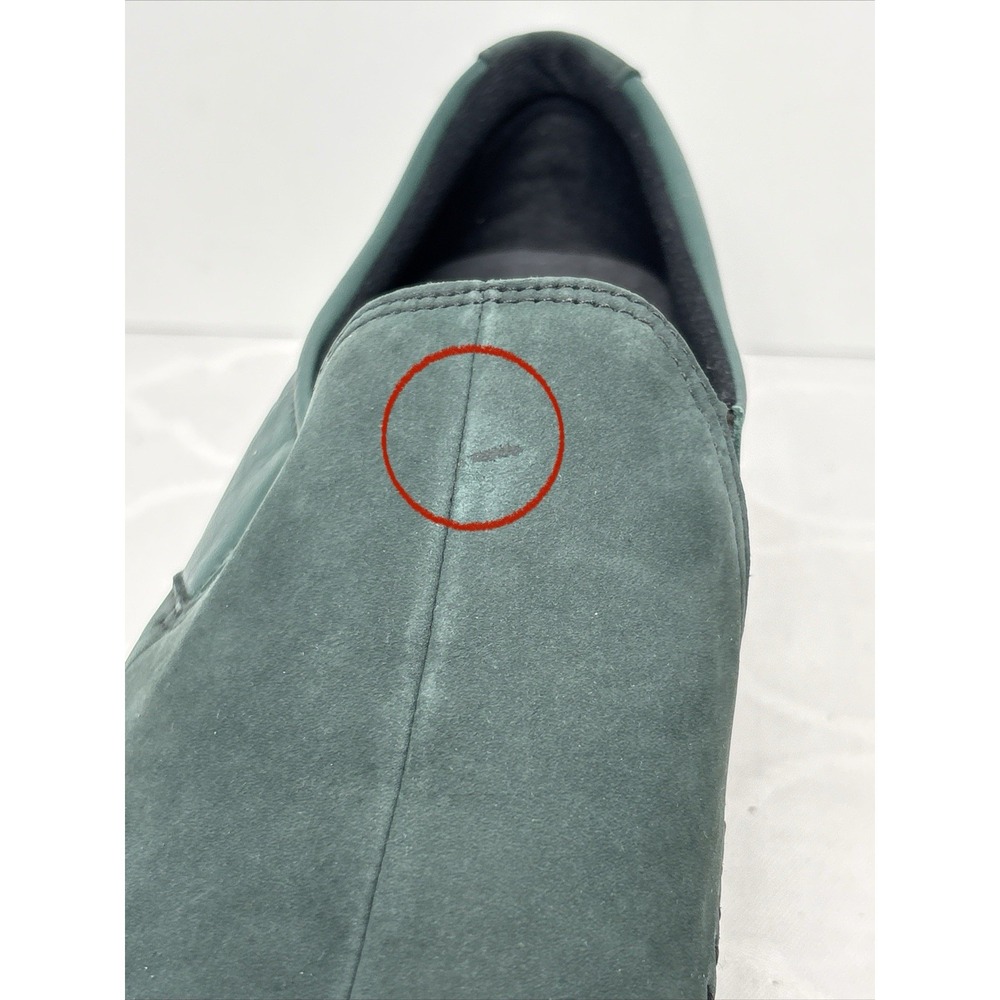 New SAS Dream Shoes Women Size 10.5WW Forest Green Slip On Comfort Loafers READ - Picture 11 of 11